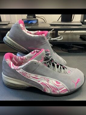 Puma Suede Shoes Women’s 10 Gray /Pink shoes